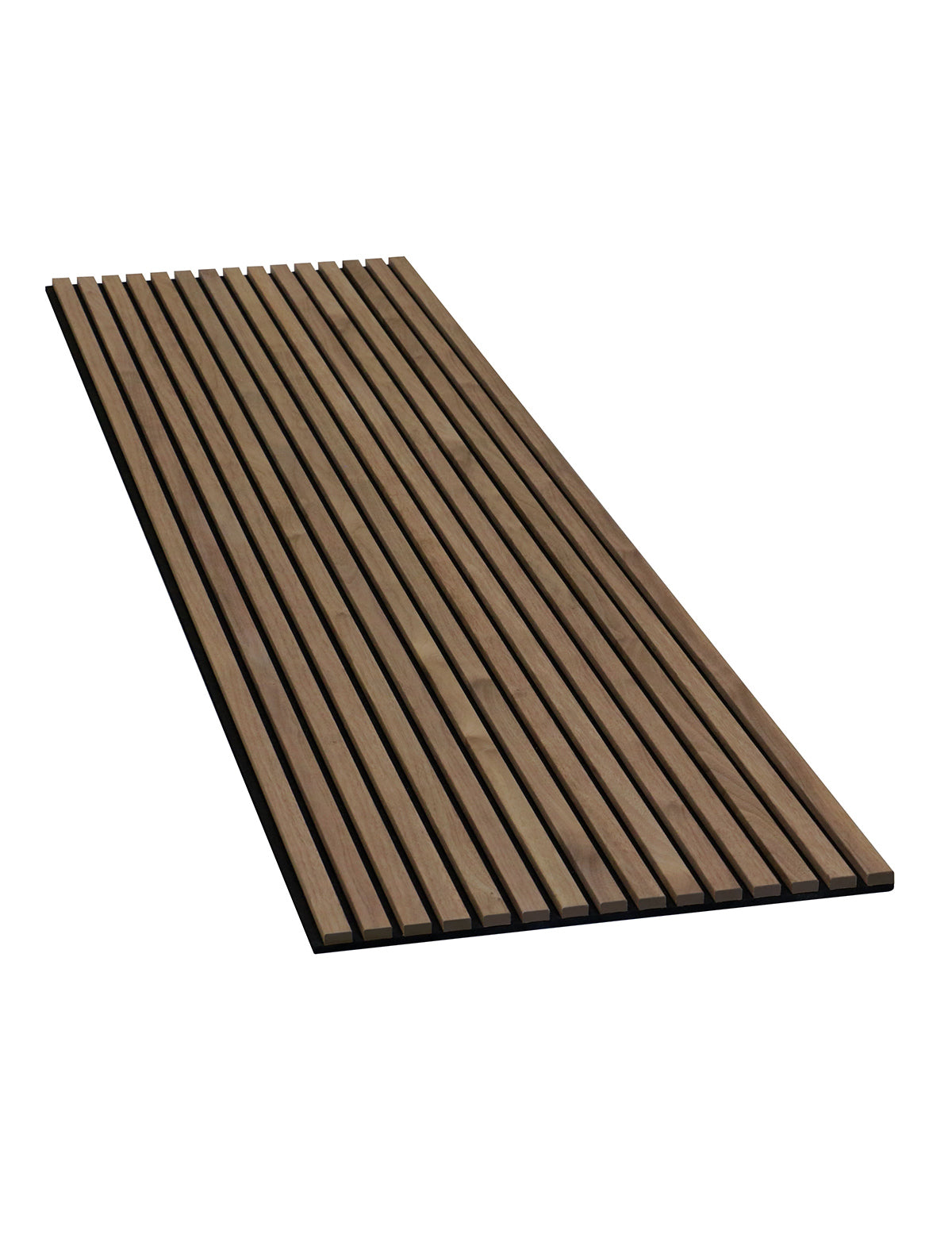 Acoustic Slat Wall Panel #color_Walnut