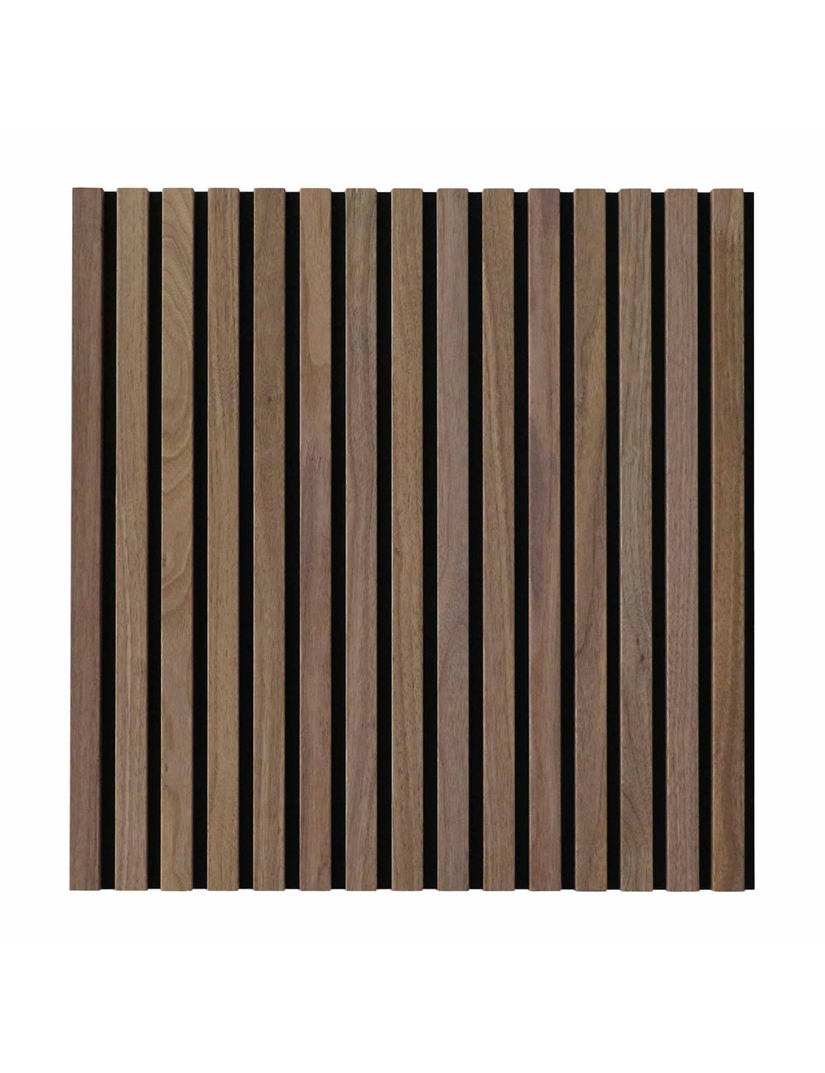 Acoustic Slat Wall Panel #color_Walnut