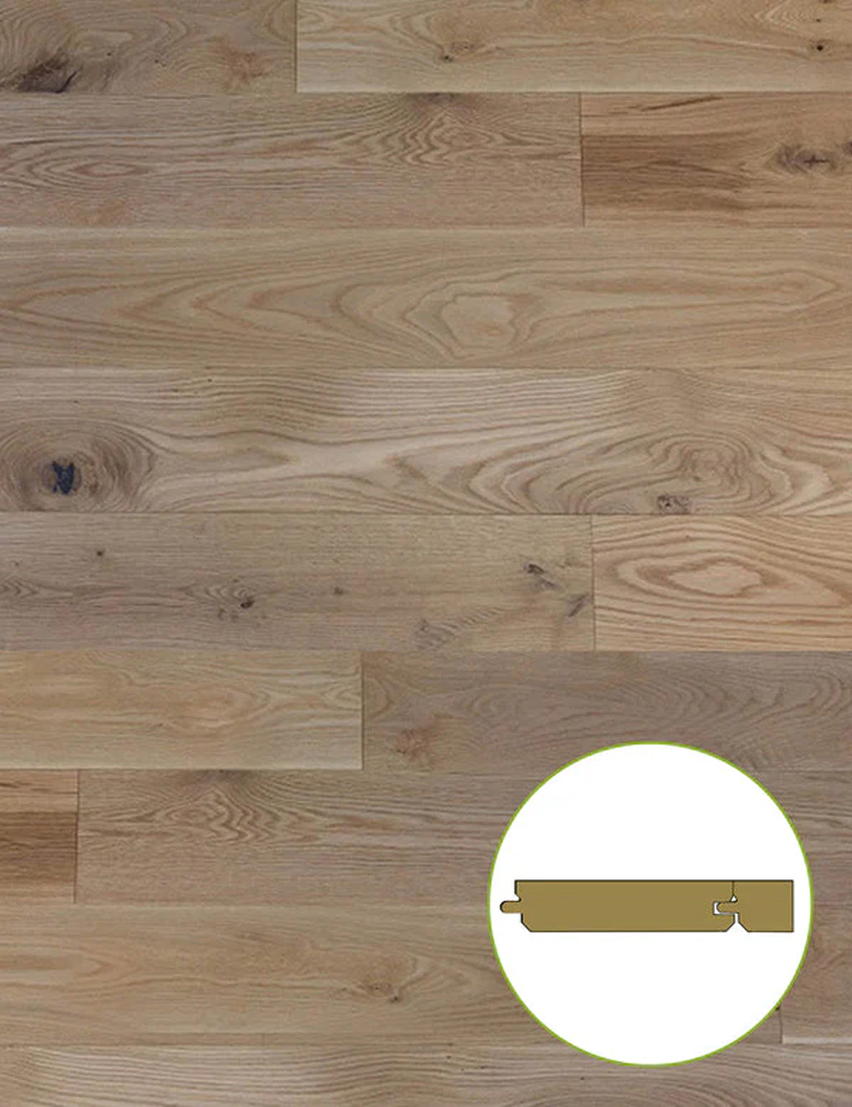 Real hardwood flooring #Color_Biscayne White Oak