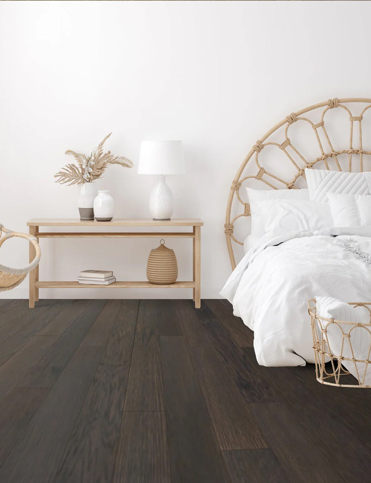 Traditional Real Wood hardwood flooring #color_Boulder White Oak