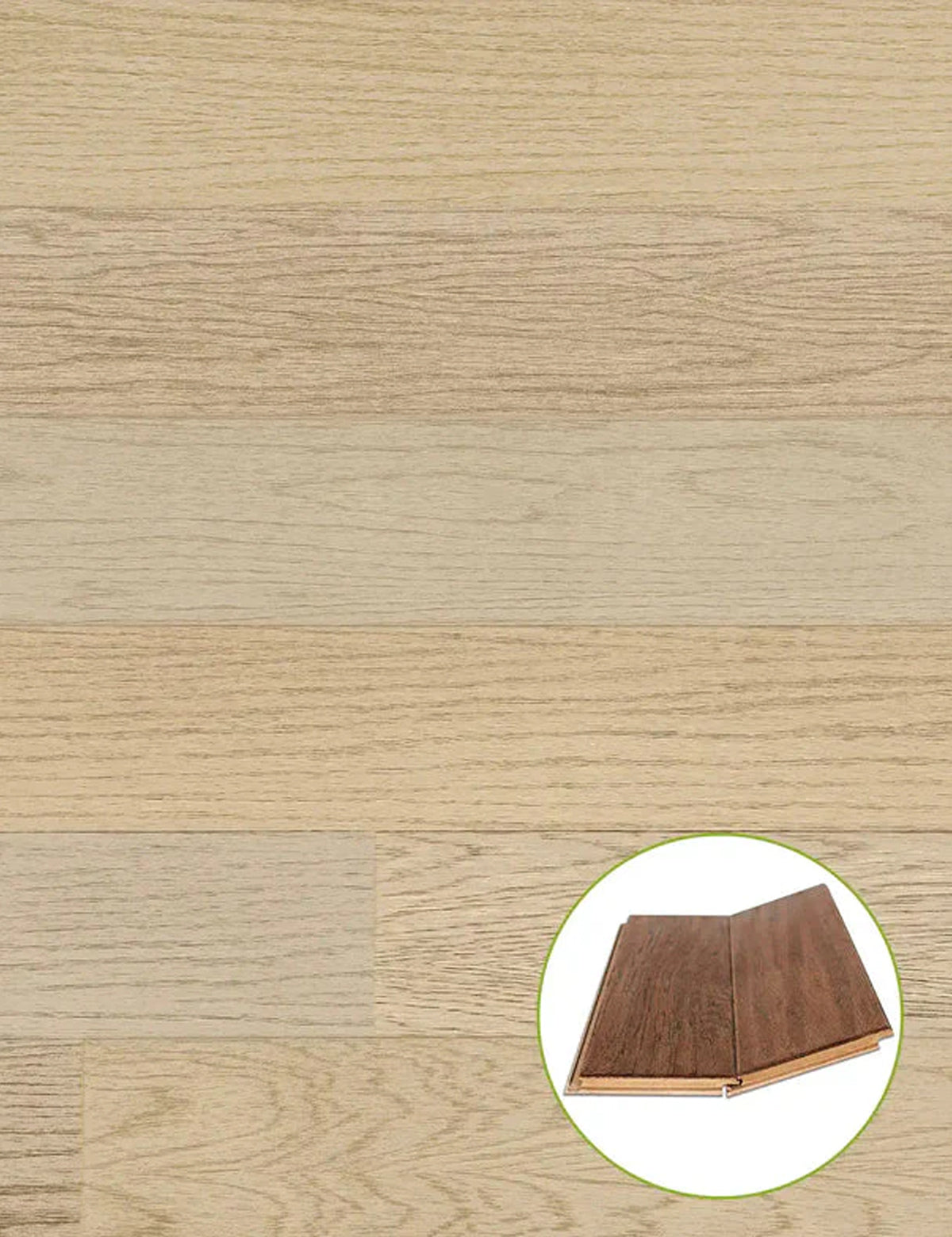 Mid-Century Modern Real Wood hardwood flooring #color_Riverbank White Oak