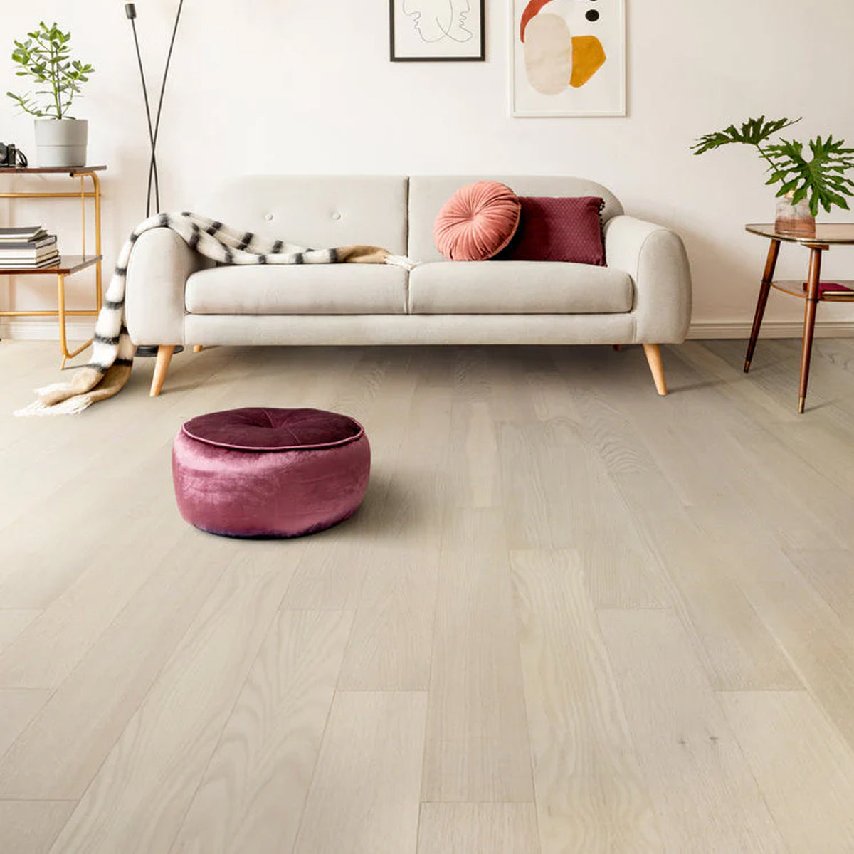 Modern Real Wood hardwood flooring #color_Wake White Oak