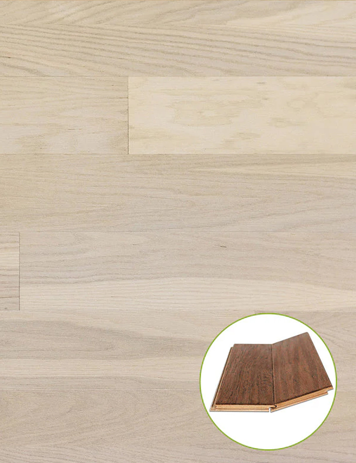 Modern Real Wood hardwood flooring #color_Wake White Oak