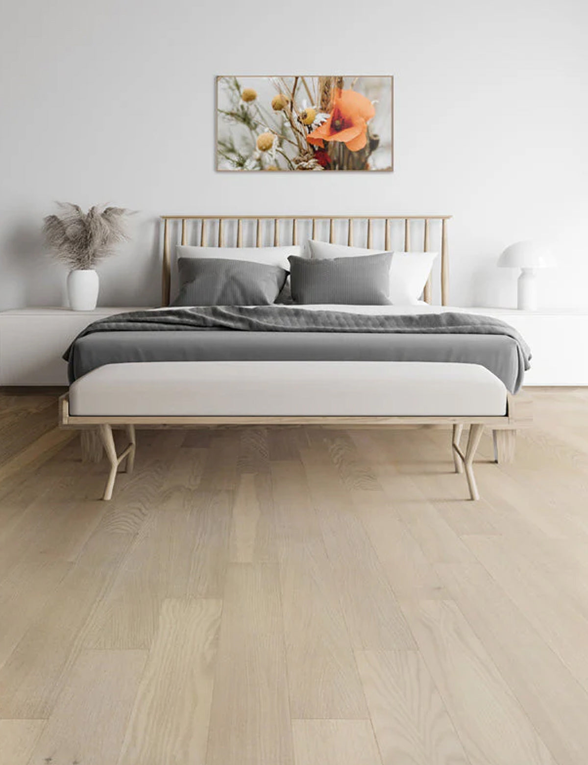 Modern Real Wood hardwood flooring #color_Wake White Oak