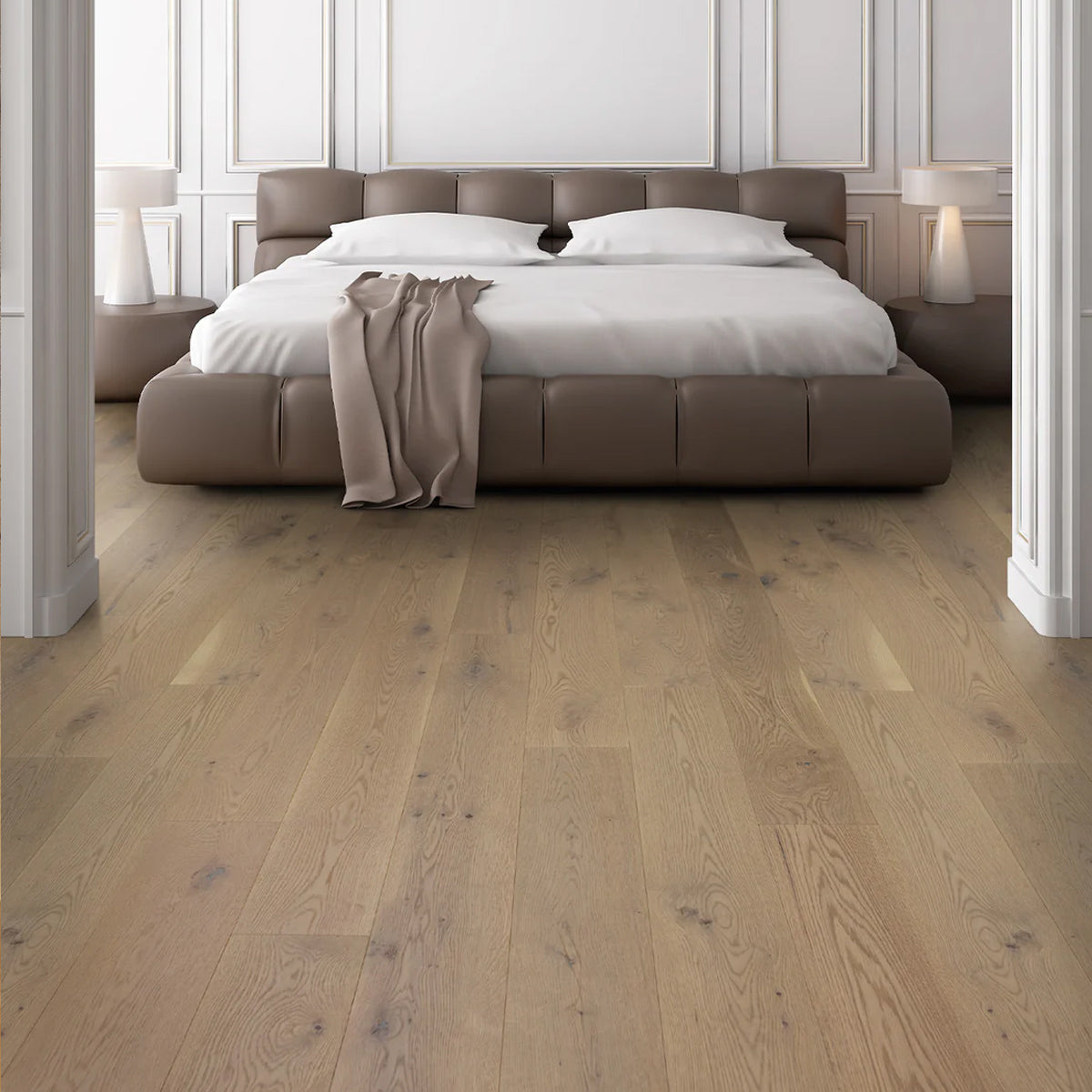 Real hardwood flooring #Color_Voyageur White Oak