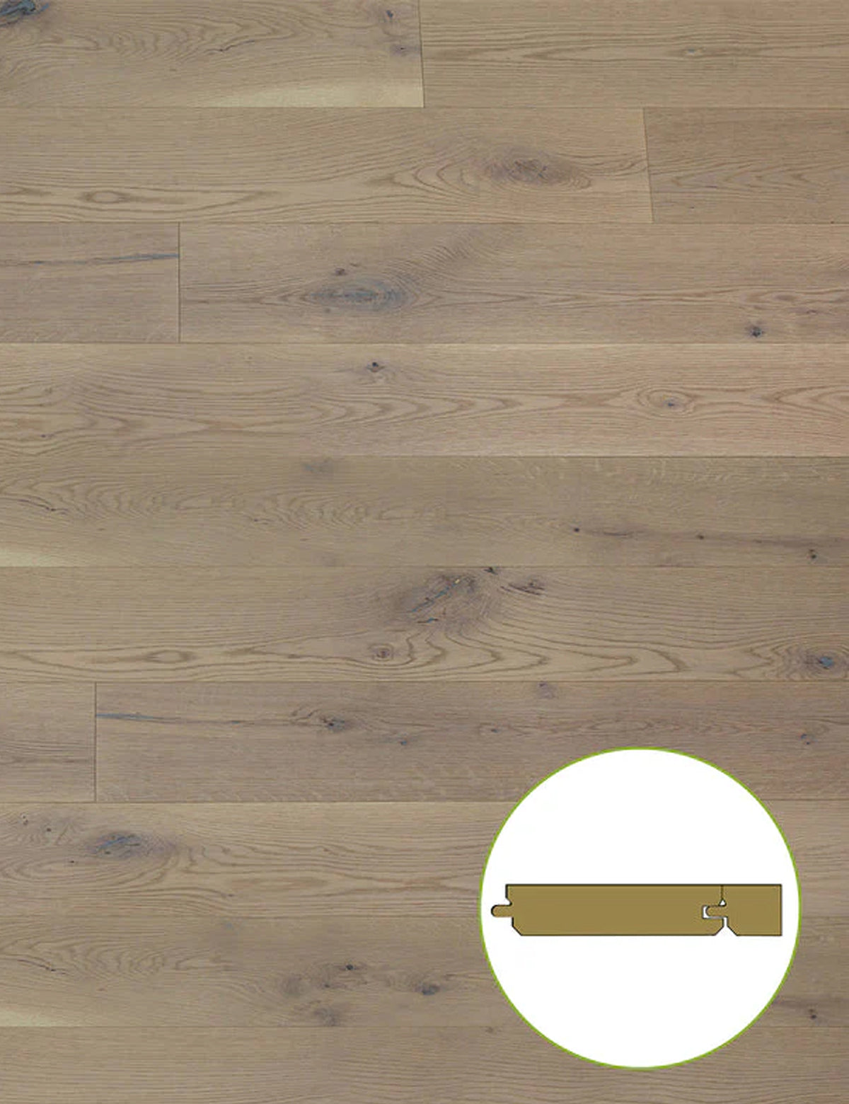 Real hardwood flooring #Color_Voyageur White Oak