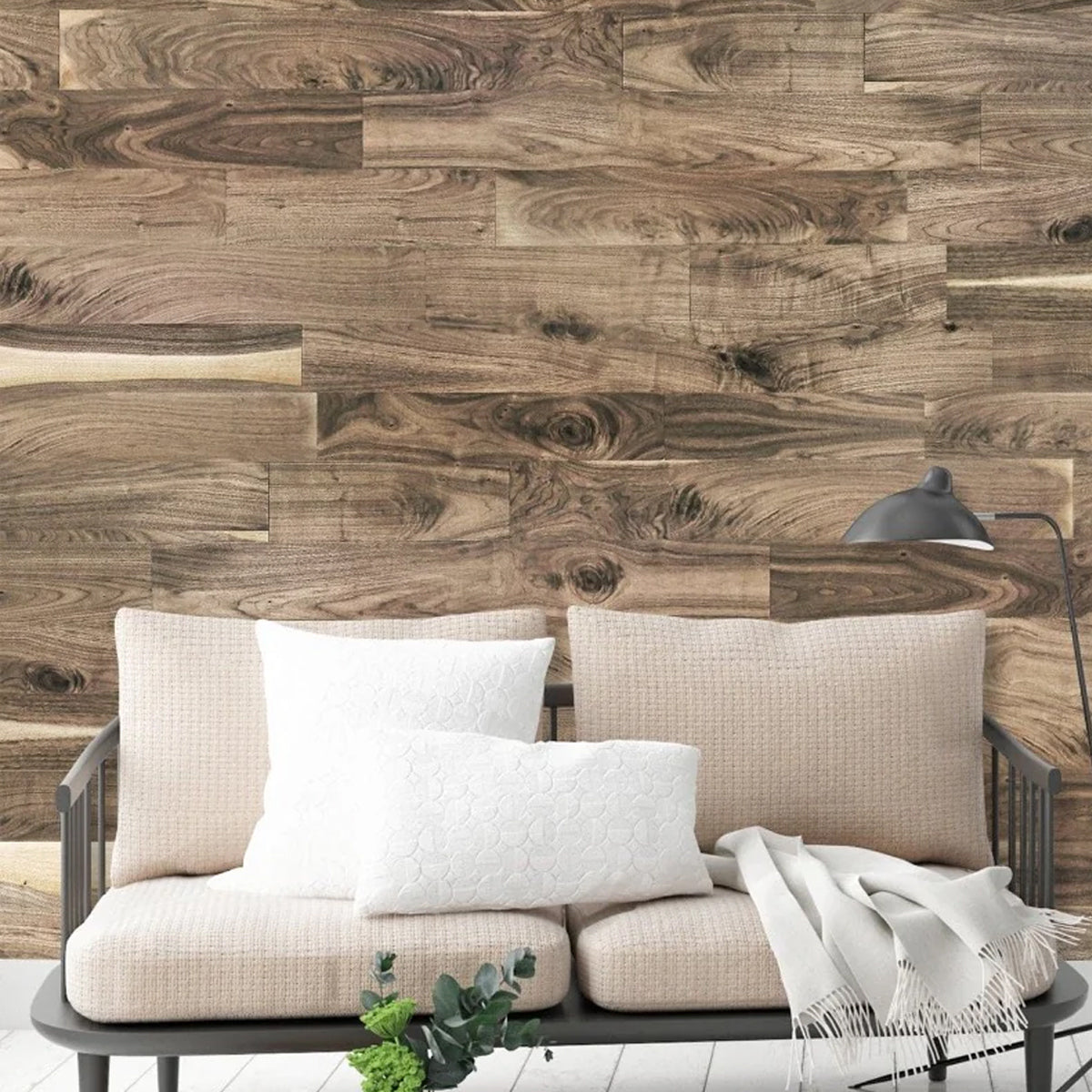 Natural unfinished Wall Panel #color_Unfinished Raw Walnut - DIY