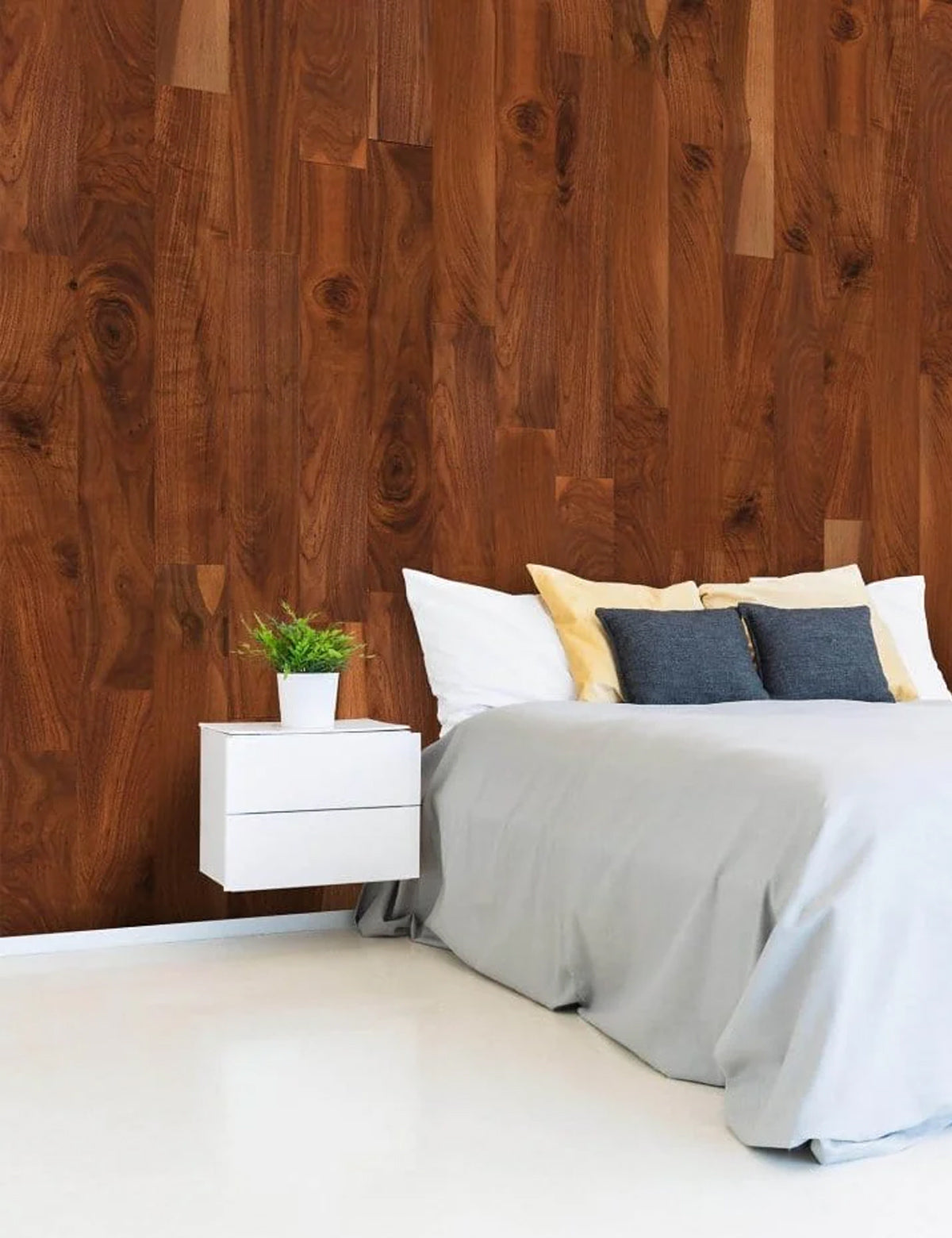 Natural finished wood Wall Panel #color_Natural Walnut