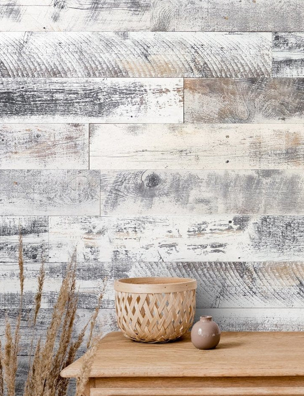 Rustic Wall Panel #color_Farmhouse White